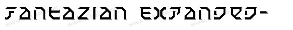 Fantazian Expanded字体转换
